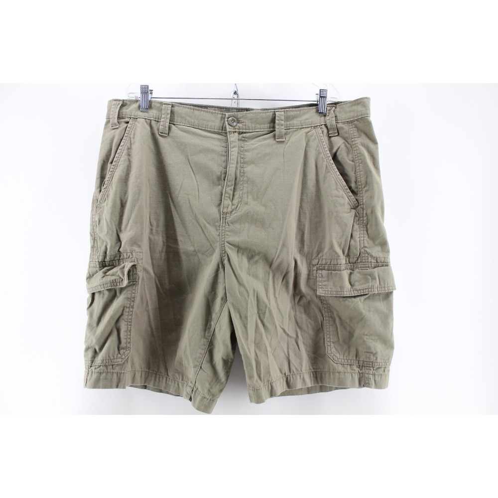 Eddie‎ Bauer Brown Cargo Shorts Cotton Safari Field Hiking 41" Waist 9.5" inseam